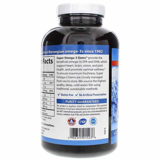 Super Omega-3 Gems 1,200 Mg, CL